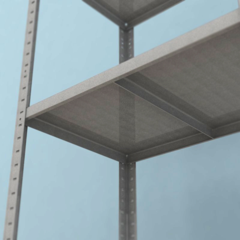 Kovový regál Drumy 2100x900x400/5, 130 kg/pol., pozink