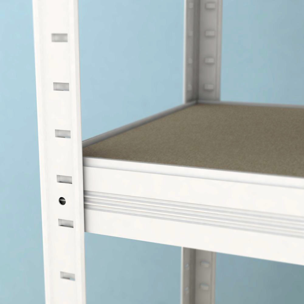 Regál Futur 2100x900x450/7, biela, 250kg/pol.